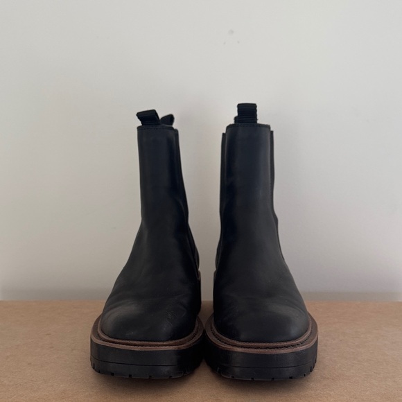 Sam Edelman Men’s Black Leather Chelsea Boots Sz 8.5